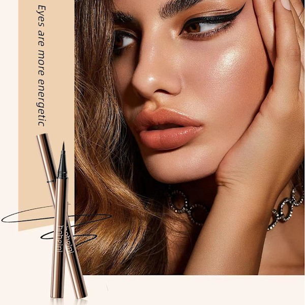 Svart Eyeliner Penna Vattentät Kladdfri Lämplig För Nybörjare Q0m7  02 # Brown 1ml