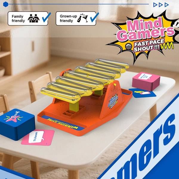Tilt 'n' Shout – Snabbt Familjespel med 144 Unika K