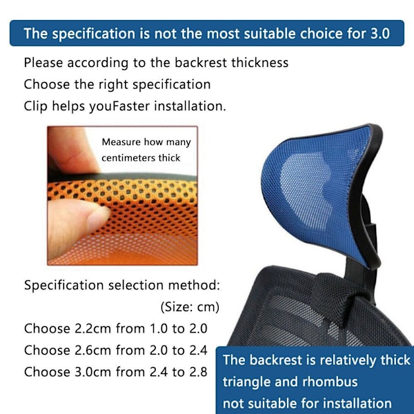 Kontorsstol med andningsbart ergonomiskt nackstöd, justerbar N2V1 Acces black 3.0