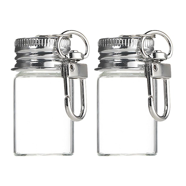 Funktionella Kryddflaskor Nyckelringar B 2pcs