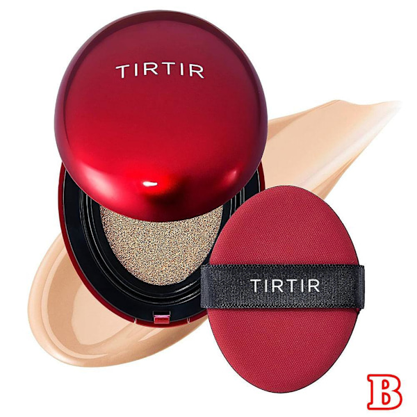 TIRTIR Mask Fit-Red Cushion Foundation - Semimatt finish för att täcka blemmor 21N 1pcs
