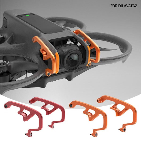 För DJI Avata 2 Linsskydd Gimbal Stötfångare Skyddsram Skydd AU~ red for DJI Avata2