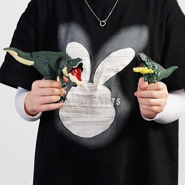1 st Drake Ryter Trycker För Att Skaka Huvudet Dinosaurieleksaker Kreativ Teleskopisk Mekanisk Fjäder Z8T5