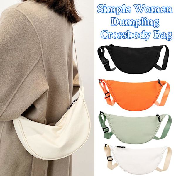 Bärbara dumplingväskor för fashionabla kvinnor och män, idealiska för arbete Prof R3F1 W A5H5 white one-size