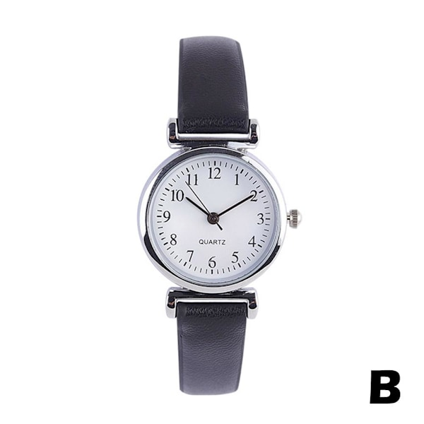 Damklockor Dam Small Quartz Analog Klocka Mode Black White One size