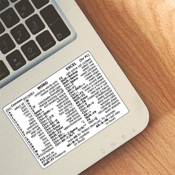 Klibbiga tangentbordsgenvägsdekaler för datorer, PC-tangenter For photoshop 1pcs