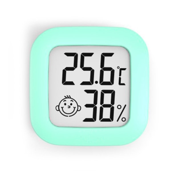 Luftfuktighetsmätare, stor LCD-skärm Hygrometer för inomhusbruk, R black One-size