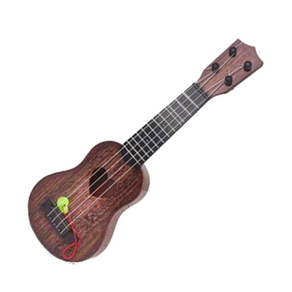 Mini Ukulele för Barn Leksaksgitarr Pedagogisk Musikleksak Gitarr Nybörjarinstrument I0n6 khaki one-size