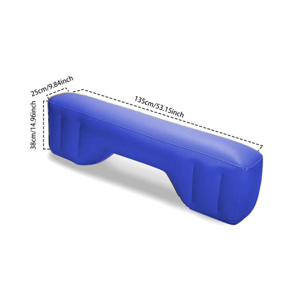 Bil Baksäte Luftmadrass Pad Baksäte Uppblåsbar Luftbädd Resa Lot J9 Grey one size