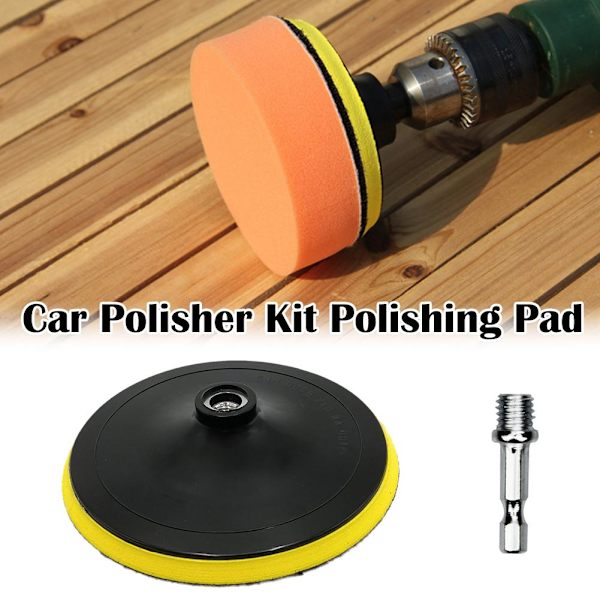 Bilpolerare Gross Wool Wheel Mop Polerkuddar För Drill Buffe 5inch M10 one-size