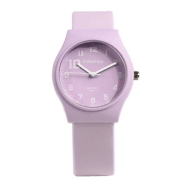 Mångsidig koreansk fruktosstudentklocka med enkel design 5R3W White One size