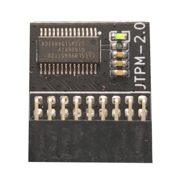 GIGABYTE GC-TPM2.0_S 2.0 TPM-modul (12-stifts 12-1) LPC-plattform 2.0 E7G3 TPM H5J6 FOR MSI LPC 14 PIN One-size