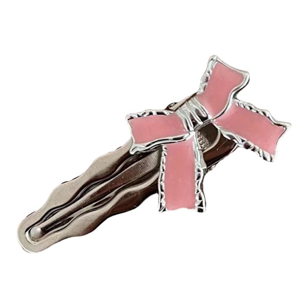 Hårnål Metall Rosett Personlig Design Lätt Lyx Hår D2E0 Tillbehör S5 N5K2 Pink One size