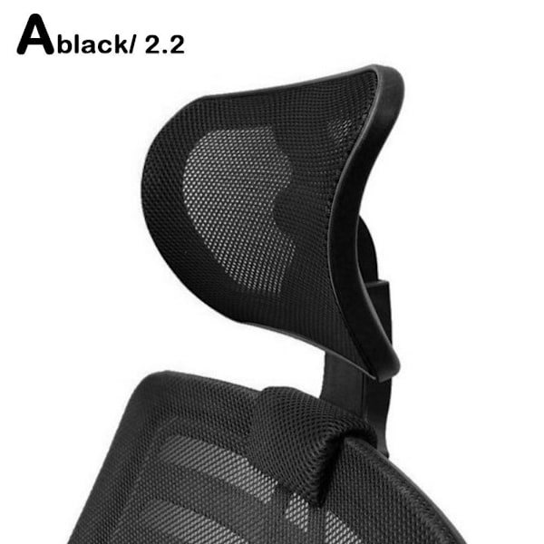 Kontorsstol med andningsbart ergonomiskt nackstöd, justerbar N2V1 Acces black 2.2