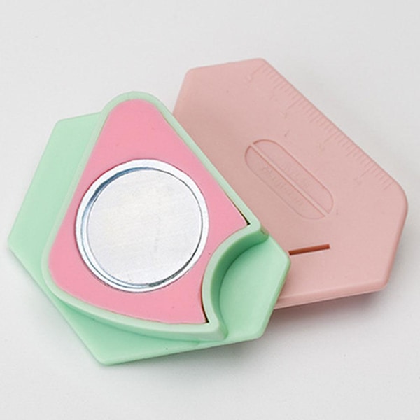 Magnetisk Sömnadsguide för Symaskin, 2024 Ny Polygonal Multifunktionell Sömnadsguide Fållvikare med Skala, Magnet Anti-Slip Grepp Symaskin Pink 1pcs