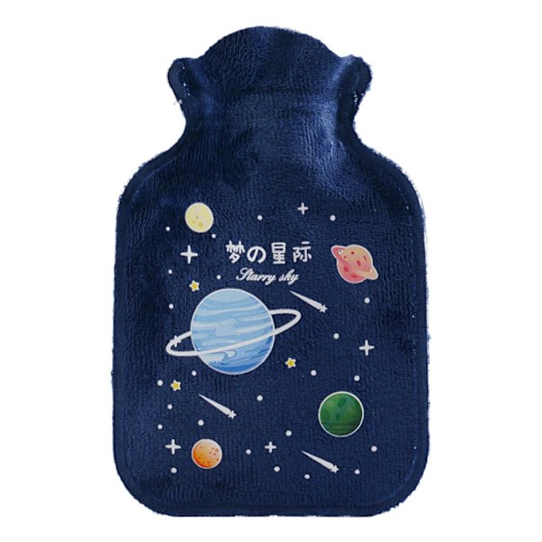 Mini tecknad varmvattenpåse behållare PVC vattenfylld typ varm planets 1PC