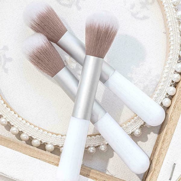 Kosmetika Smink Mjuk Foundation Rouge Bronzer Kontur Concealer Borste Y0D7