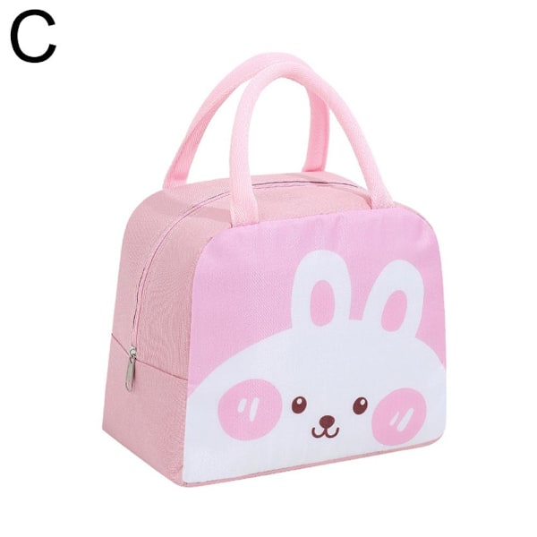 Lunchväska Handväska Lunchlåda Väskor, W1B7 E9F6 pink rabbit One size