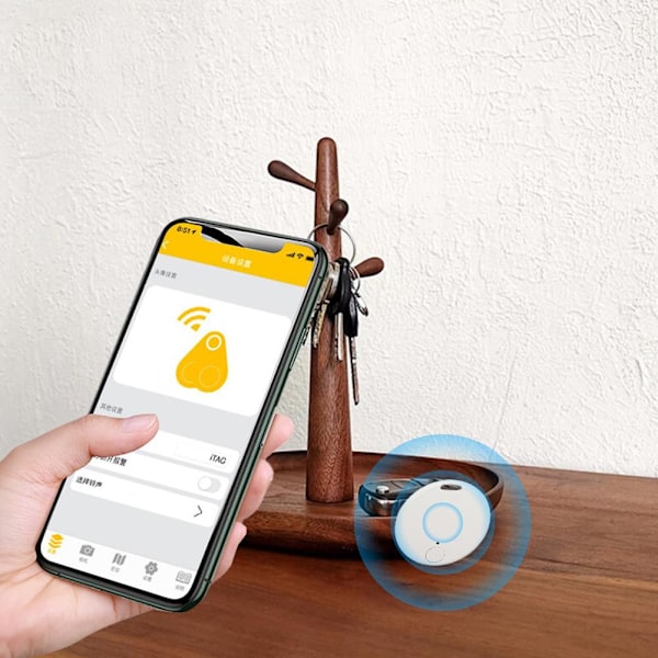 Bärbar GPS-tracker för husdjur Anti-förlustenhet Bluetooth IOS-system a orange One size