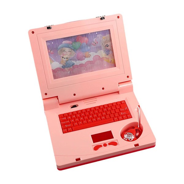 Barn Musik Laptop TToys Dator Maskin Pedagogisk Leksak pink one-size