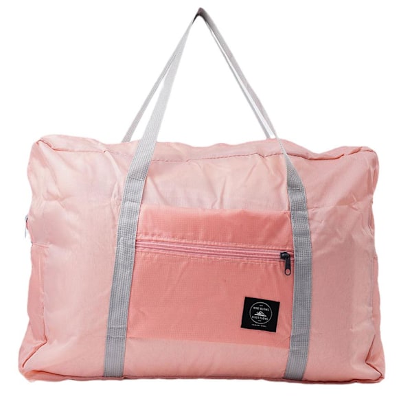 Hopfällbar resväska med stor kapacitet, unisex, vattentät black one size
