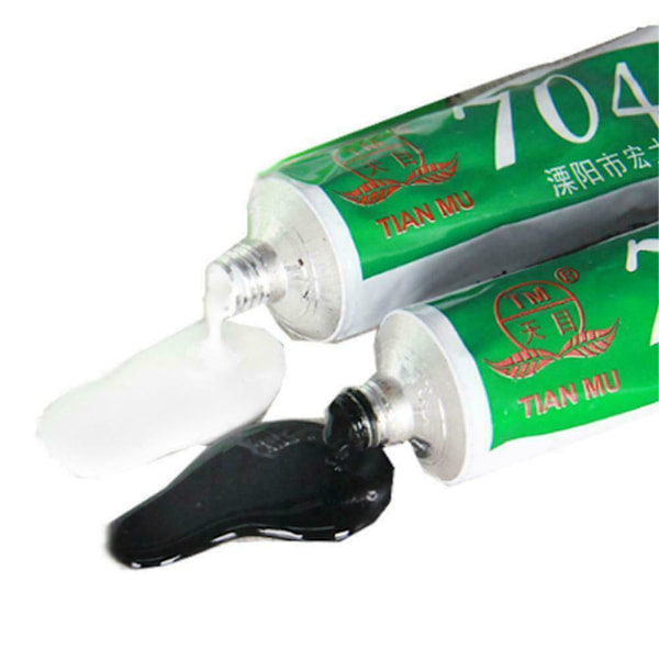 704 Silikongummi Lim Tätningsmedel Elektroniska Enheter M3 Lim.c Hög Varm J3 white one-size