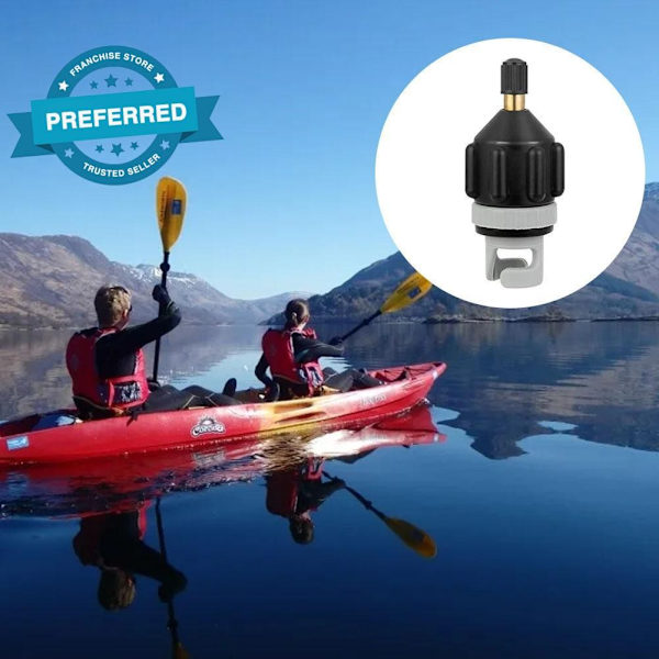 Surfbräda Luftpump Adapter Uppblåsbar Stand Up Paddle Board Däck Gummiventil Kompressor Kajak T6p4