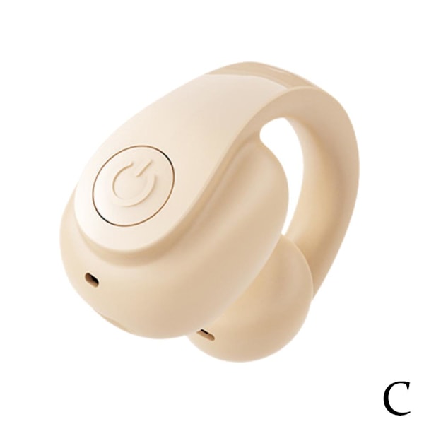 Trådlösa hörlurar Clip On Bluetooth 5.4 Öppna Öra Hörlurar White 1 set