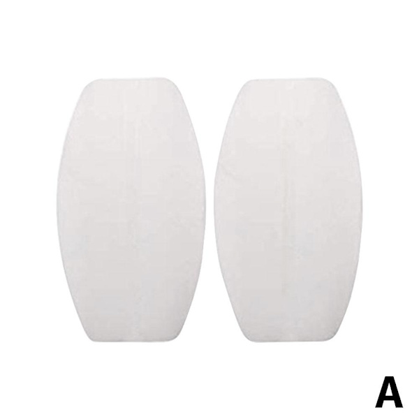 2 st underkläder axelkuddar silikon bh-band anti-glid mjuka white one size