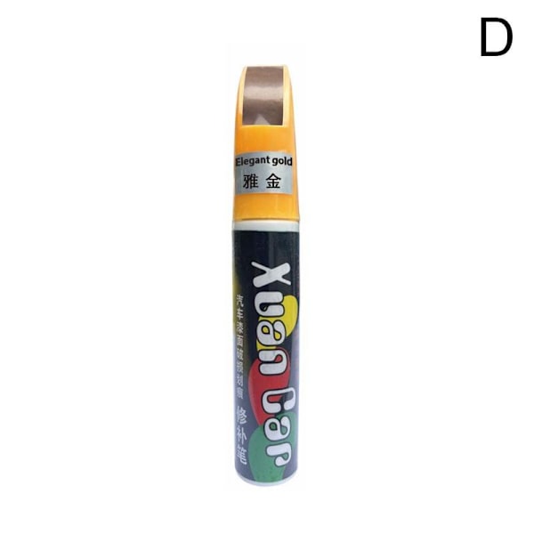 Bilfärg Fix Penna Autolack Reparation Borsta upp Scratch Tool DIY Re gold One-size