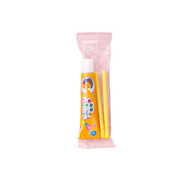 Barnens dag present Tecknad färgglad bubbelgummi T0Z2 Orange 1pcs