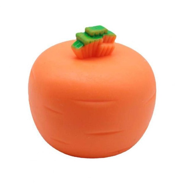 Kläm Fidget Leksak Mjuk TPR Dekompressionsleksak Morot Kanin Fidget Klämleksak X0R4