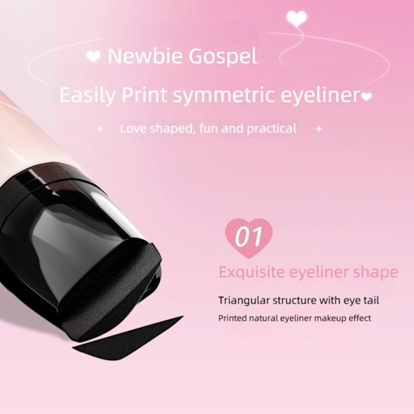 One-touch Stämpel Eyeliner Penna Utbytbar Bläckpatron Effektiv Ma 02 1pcs