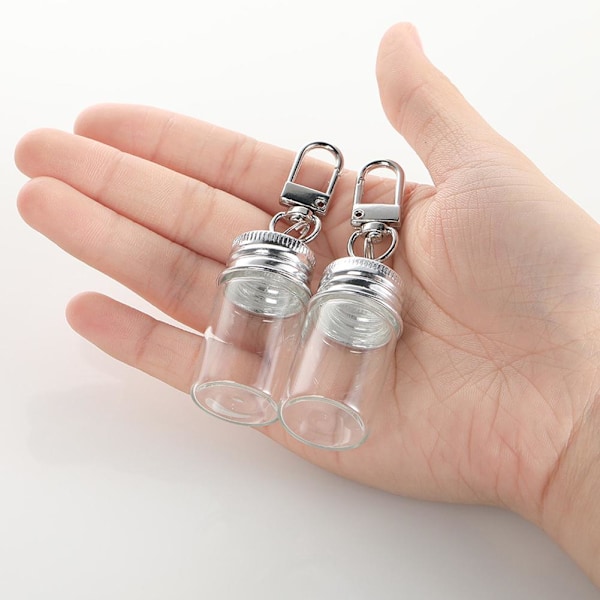 Funktionella Kryddflaskor Nyckelringar C 3pcs