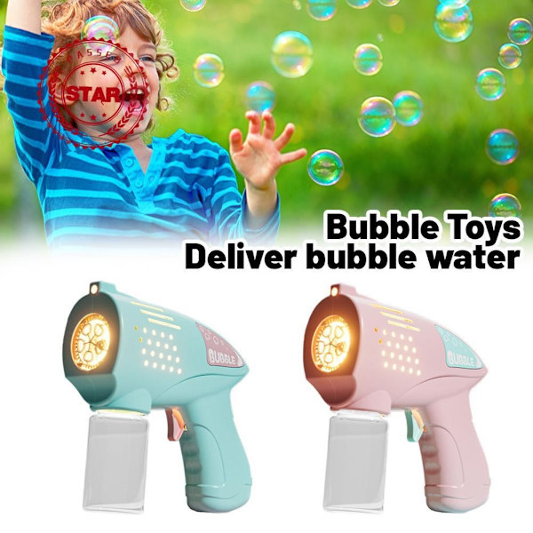 Automatisk porös rymdbubbleleksak för barn [utan leksaksvatten] Bubble L4c3 Green 1pcs