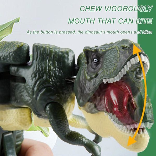 1 st Drake Ryter Trycker För Att Skaka Huvudet Dinosaurieleksaker Kreativ Teleskopisk Mekanisk Fjäder Z8T5
