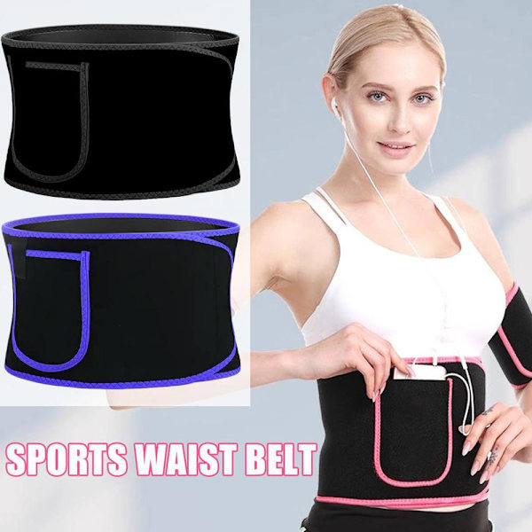 Svett Sauna Bälte Midjebälten GXO Pink One size