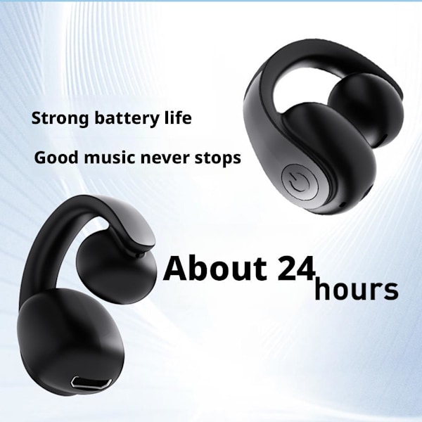 Trådlösa hörlurar Clip On Bluetooth 5.4 Öppna Öra Hörlurar Skin 1 set