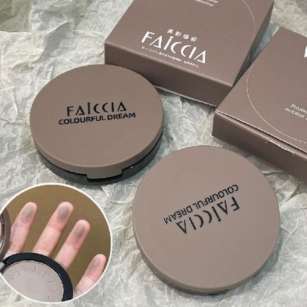 Ansiktskonturpalett Brun Nässkugga Monokrom 3D Makeup