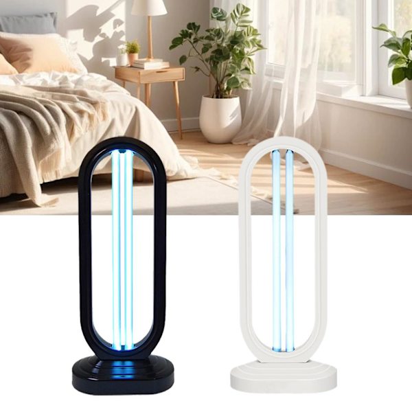 Ultraviolett Sterilisering Germicidal Lampa Ozon Desinfektion Sovrum Eu black 1pcs