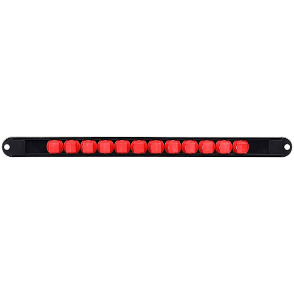 ABS Hylsorganiserare 1/2 3/8 1/4 tums Fäste för Hylsskena Väggmontering NY Red 1/4"