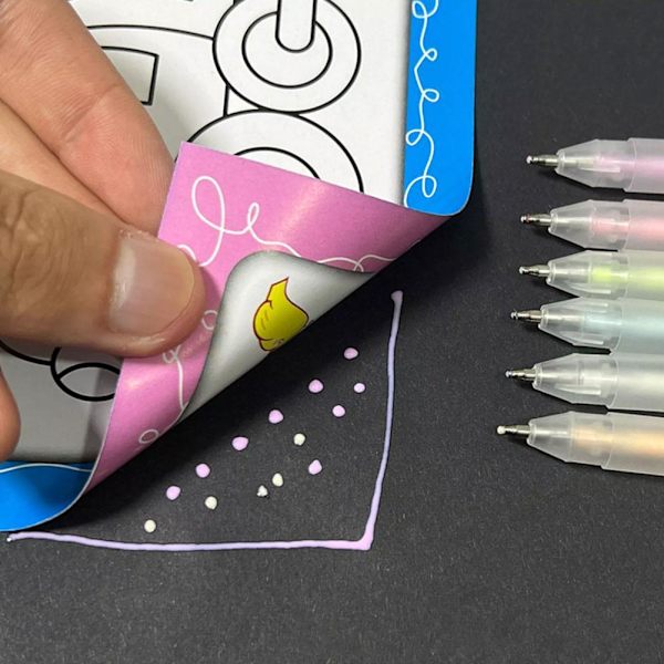 Snabbtorkande Färg Roller Spot Lim Penna 2024 Ny Enkel Kontroll Precision Lim V9X9 Glue pen for core 1pcs