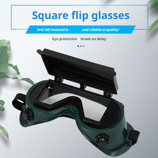 Svetsglasögon Arbets Säkerhet Ögonskydd Glasögon Skyddsglasögon Lab D Square hole One size
