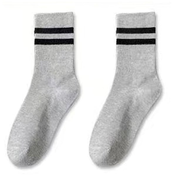 Mellanhöga Strumpor Ren Bomull Casual Sport Långa Strumpor Ins Trendiga 3 colour 3 set