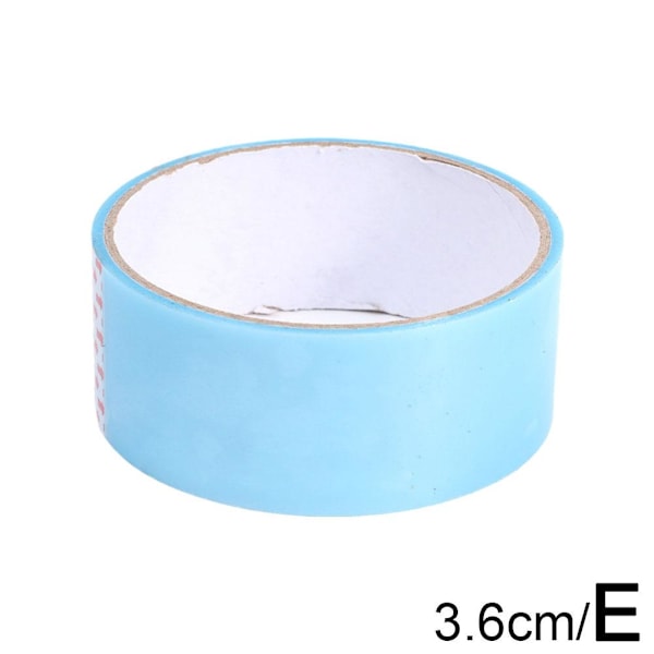 Macaron Färg Klibbig Boll Tejp Elasticitet Rullande Limstift blue one-size
