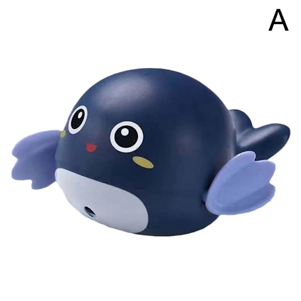 Sommar Baby Badleksak Badsaker För Baby Kedja Simleksaker Groda Delfin Sköldpadda Anka F5U8 turtle blue onesize
