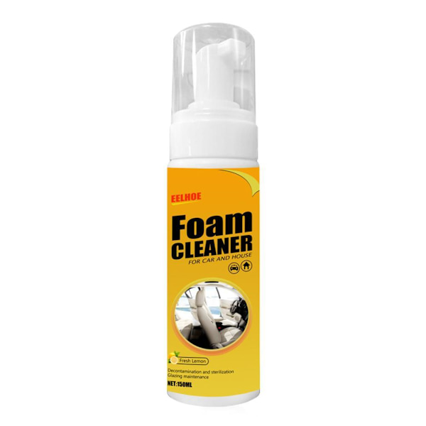 Multi-purpose Car & House Foam Cleaner Cleaning Foam Tool Interi yellowC 150ml
