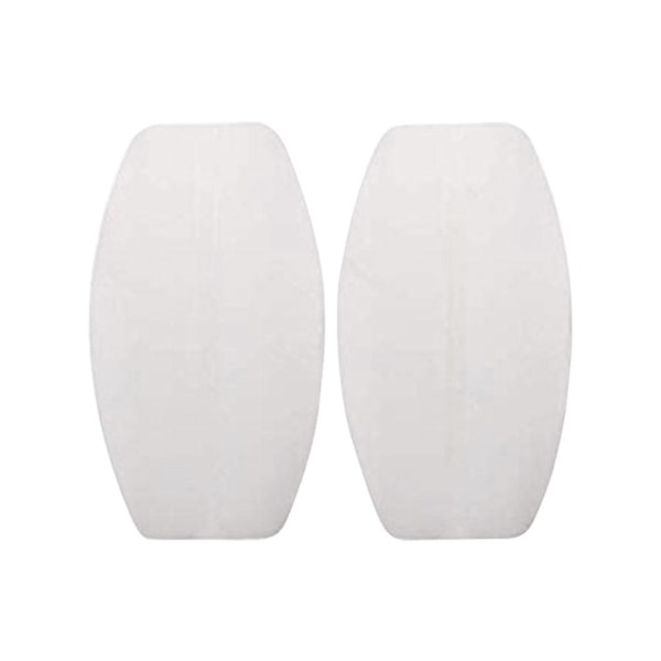 2 st underkläder axelkuddar silikon bh-band anti-glid mjuka white one size