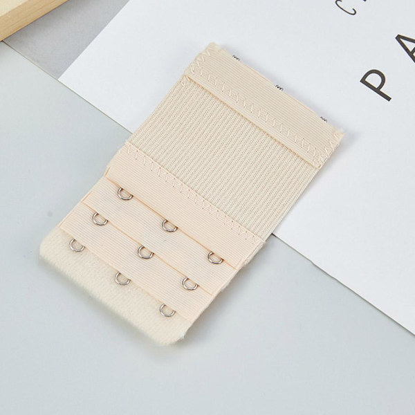 Elastiska och elastiska underkläder med förlängda tre rader knappar Lo white 1pc