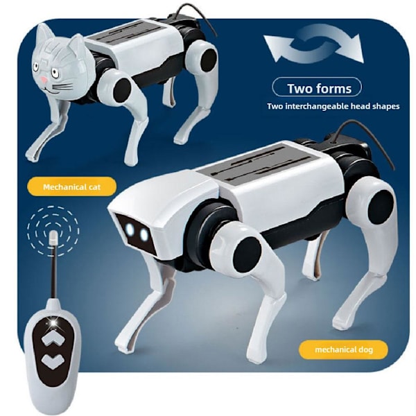 Robot Hundleksak Intelligens Fjärrkontroll Leksak Robot GXR Pussel DI Hund E2N9